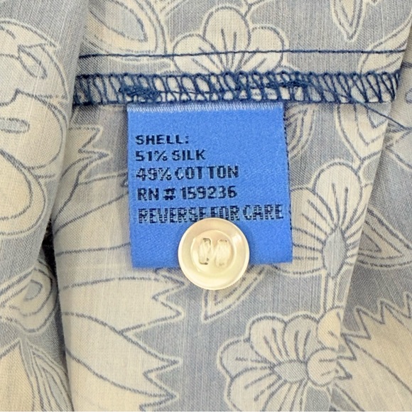 J. McLaughlin Small Cerina Silk Floral Print Belted Midi Dress Palmilla Blue NWT - Picture 13 of 14